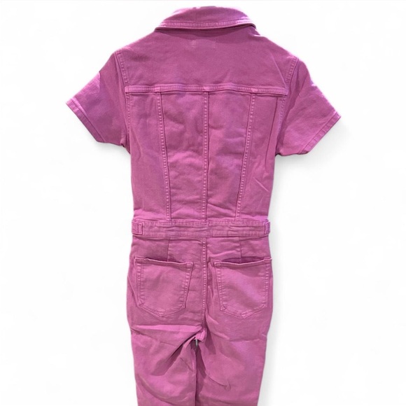 Good American Fit For Success Pink Denim Jumpsuit, Women’s Size Small, NWT - Picture 5 of 10